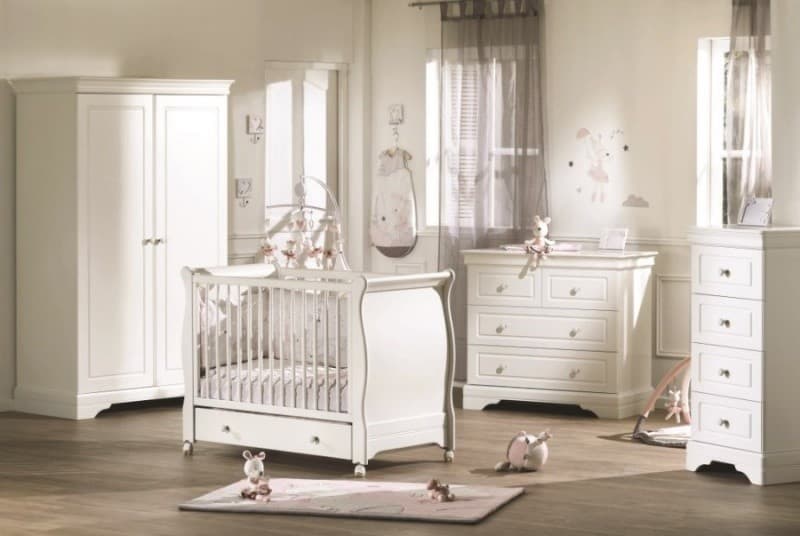 Chambre Elodie Blanc Lit 60x120 Commode Armoire, sauthonsignature 2016 sauthonsignature 2016