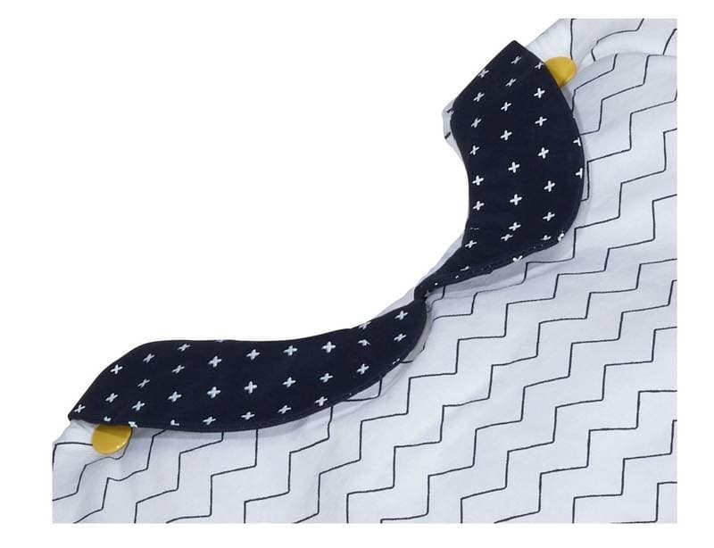 Gigoteuse Fille Ouatinee 0-4 Mois, hello textile sauthon baby deco 75 x 75 x 55 — vue 2 sur 3