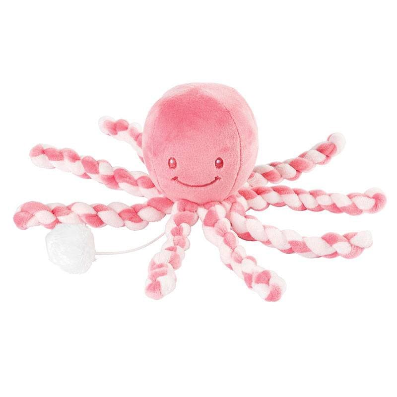 Peluche Musicale Pieuvre Corail, lapidou nattou corail per — vue 2 sur 2