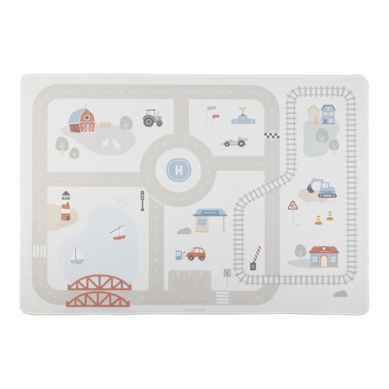 Tapis Circuit de Voiture, little dutch 25/12 — vue 1 sur 7