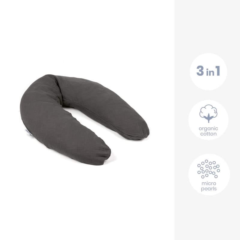 Coussin Maternite Comfy Big, grey tetra babymoov 25/01 — vue 2 sur 5