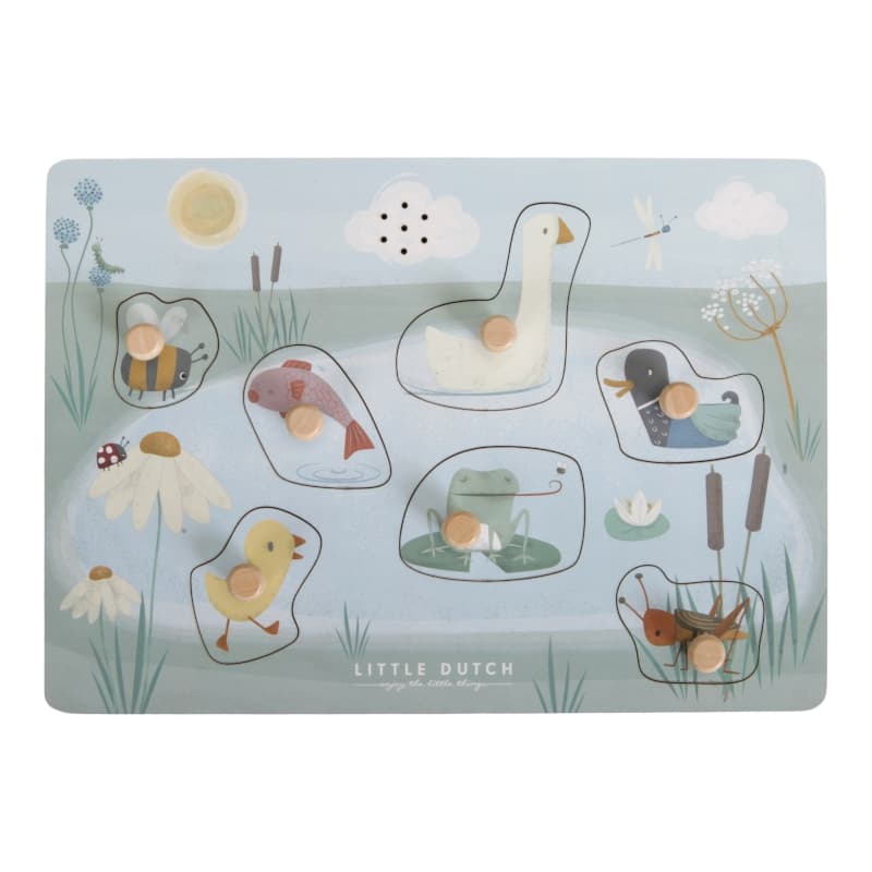 Ld Puzzle Sonore des Animaux, little dutch — vue 2 sur 2