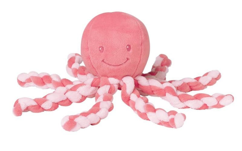 Peluche Pieuvre Lapidou Corail