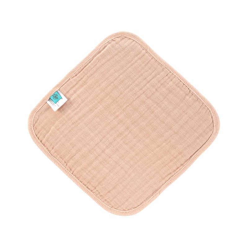 Lot de 3 Debarbouillettes en Mousseline Rose Clair, lässig rose — vue 1 sur 4
