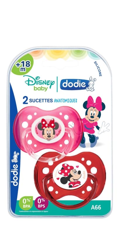Sucette Anatomique +18 Mois Duo Minnie A66