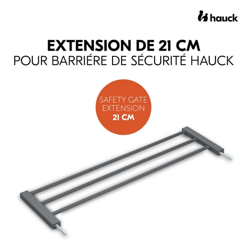 Safety Gate Extension 21 Cm, dark grey 22x2.5x77 cm 2023 — vue 2 sur 9
