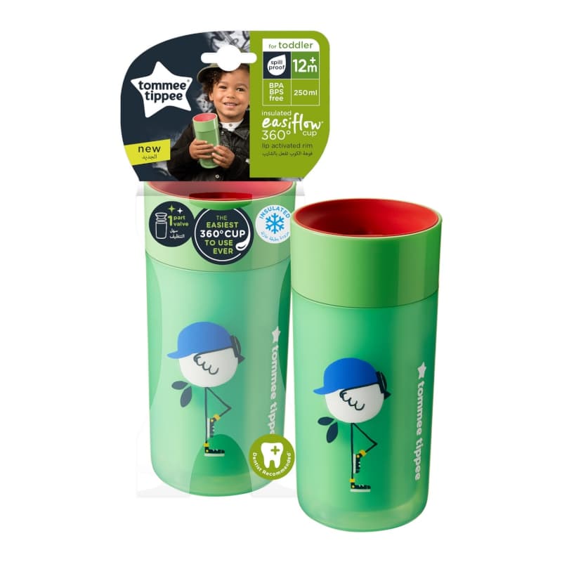 Tasse Isotherme 360° Vert, tommee tippee — vue 2 sur 2