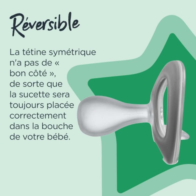 Sucette Ctn - Sensitive X2 0-6 Mois, tommee tippee multicolore — vue 5 sur 5