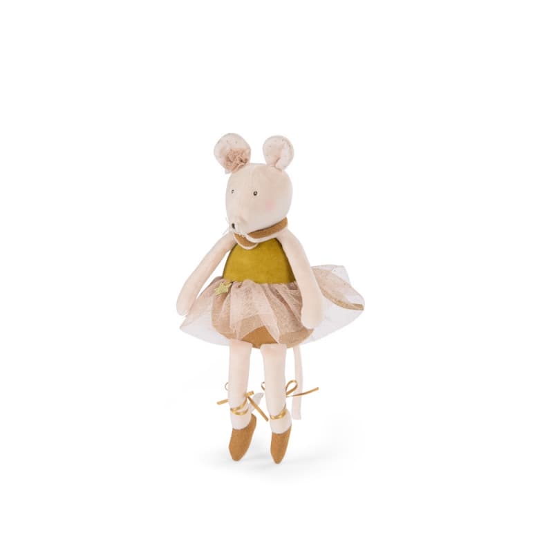 Souris Musicale la Petite Ecole de Danse, la petite école de danse moulin roty crème/or 0x0x34 p-e-a-h 2024 — vue 2 sur 4