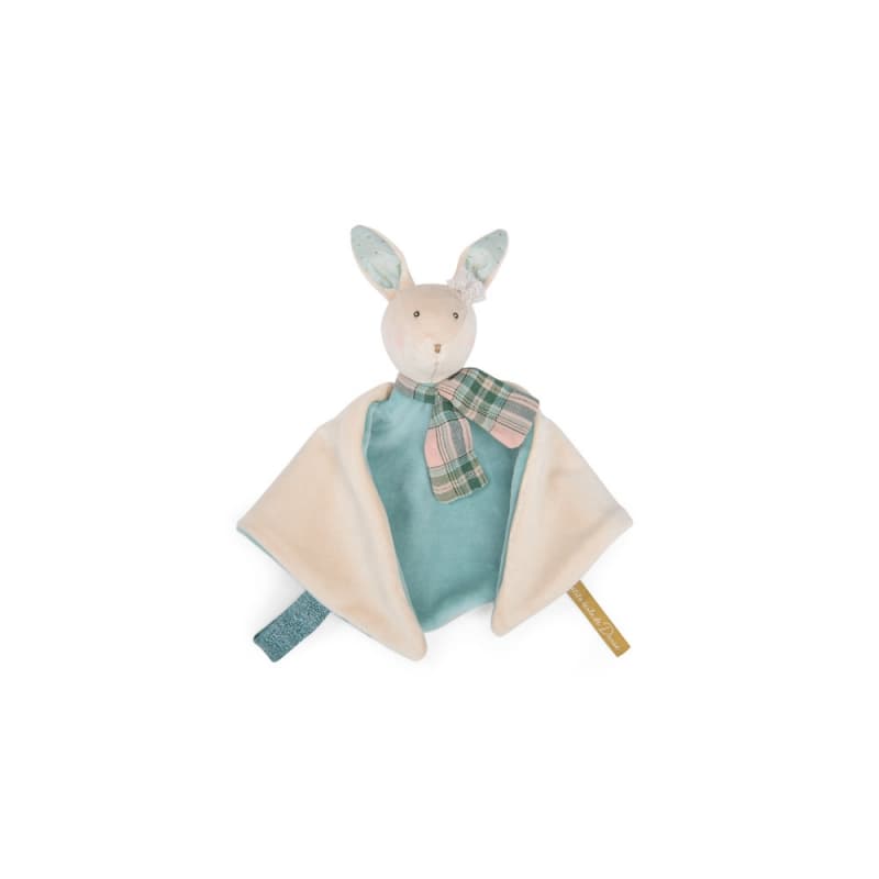 Doudou Lapin Bleu la Petite Ecole de Danse, la petite école de danse moulin roty bleu/crème 0x0x31 p-e-a-h 2024 — vue 4 sur 4