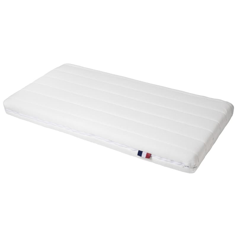 Matelas Lit 18kg/m3 - Bloc de Ouate, douceur little band blanc 60x120x12cm 2022 — vue 1 sur 3