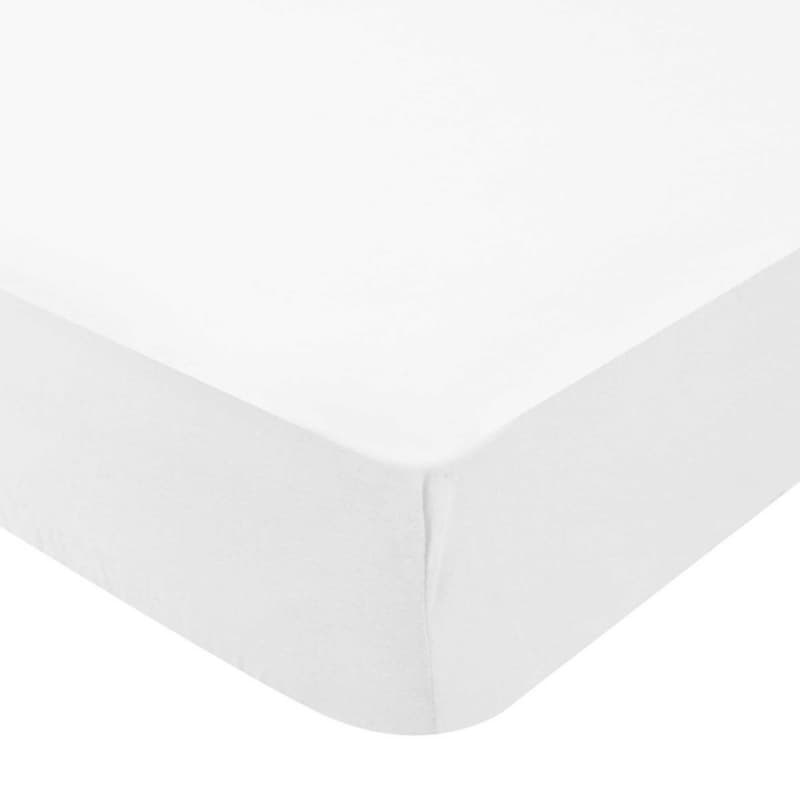 Drap-housse Jersey Bio 060x120 Cm Blanc, bio fee moi dormir blanc — vue 1 sur 2