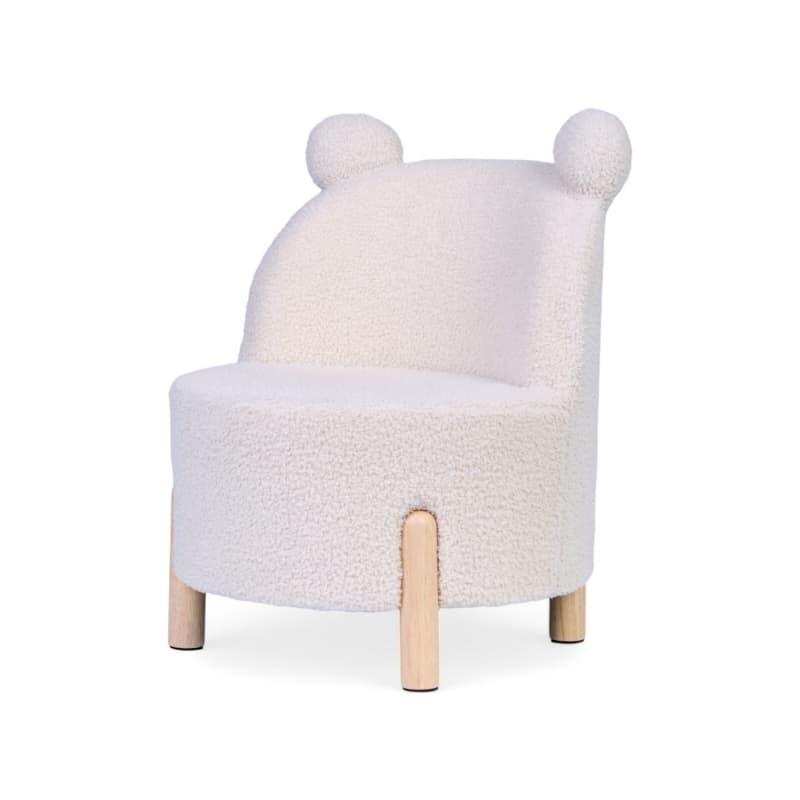 Chaise Enfant Teddy, ecru childhome — vue 3 sur 5