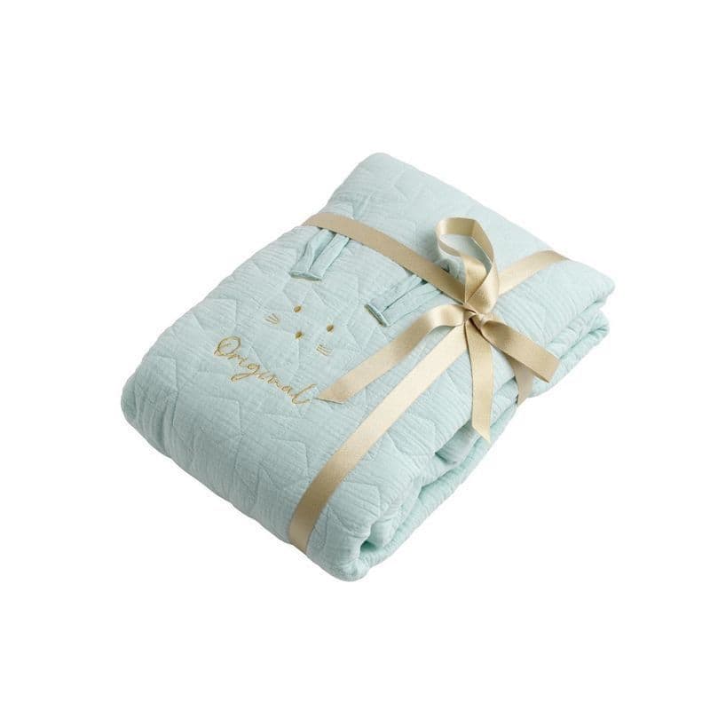 Edredon Rectangulaire 140x70 Aqua, original bleu aqua bleu aqua 100 x 140 x 4 — vue 2 sur 2