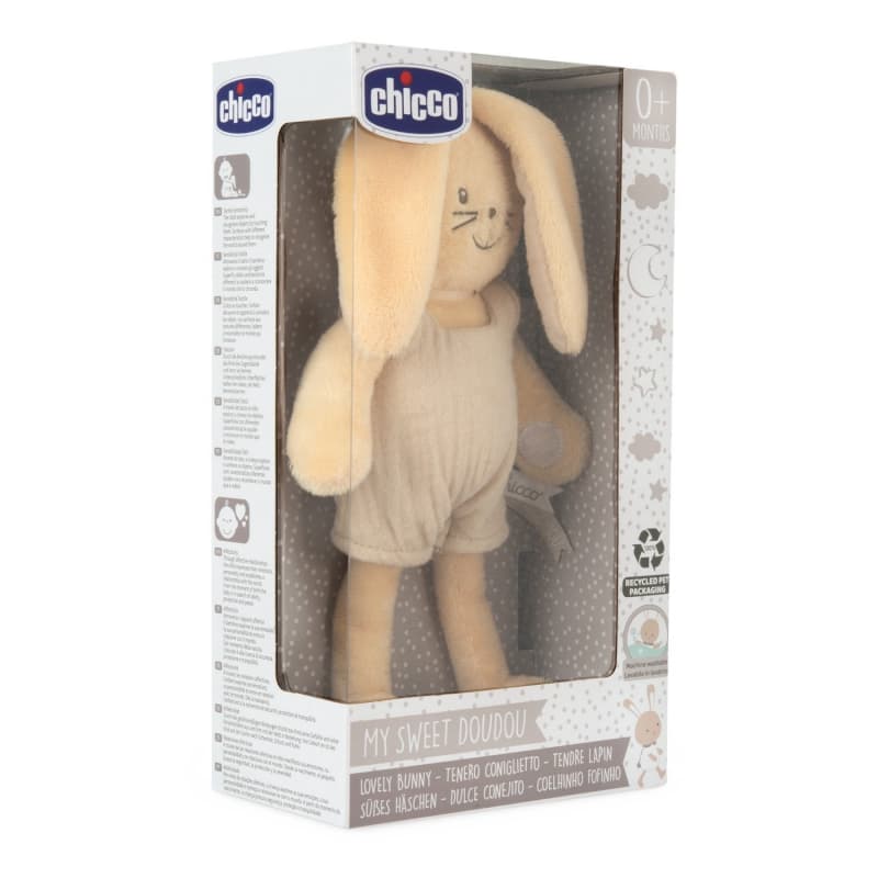 Peluche Adorable Lapin, chicco — vue 5 sur 5