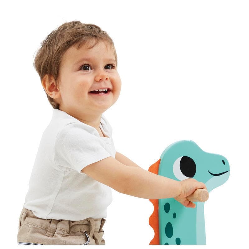 Dino - Porteur Portosaurus, jouets d'eveil janod bleu 57 x 30 x 46,7 collection 2023 — vue 3 sur 5