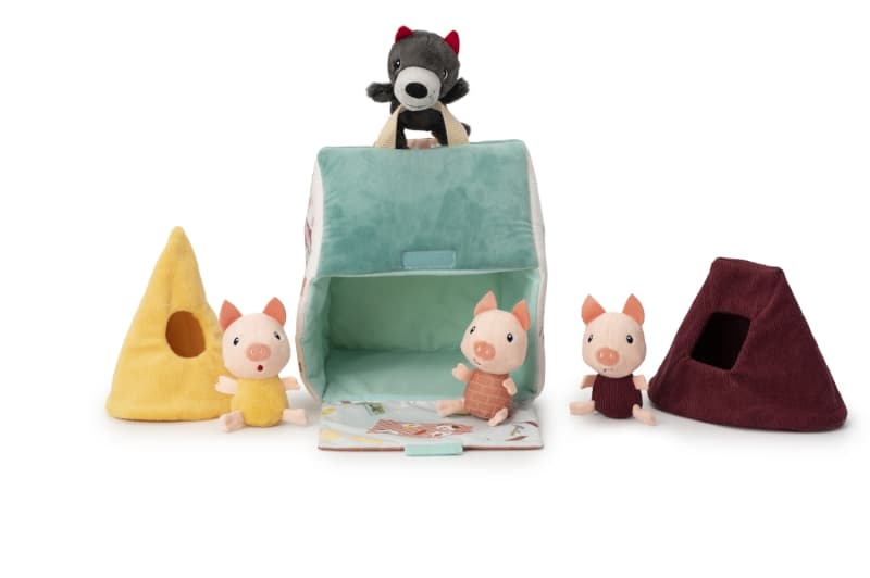 Maisons du Loup et 3 Petits Cochons, j'explore lilliputiens multicolore 19 x 16 x 21 collection 2023 a/h — vue 1 sur 5