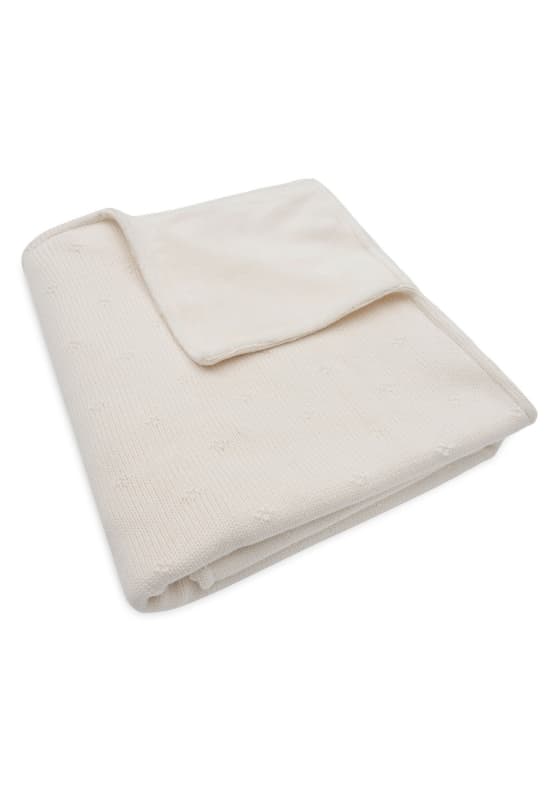 Couverture Velvet, ivory 100x150cm cosy knit jollein h-24 — vue 4 sur 5