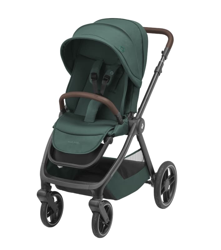 Mc Oxford Essential Green (dark Frame + Dark Brown Leather), maxi-cosi — vue 1 sur 3