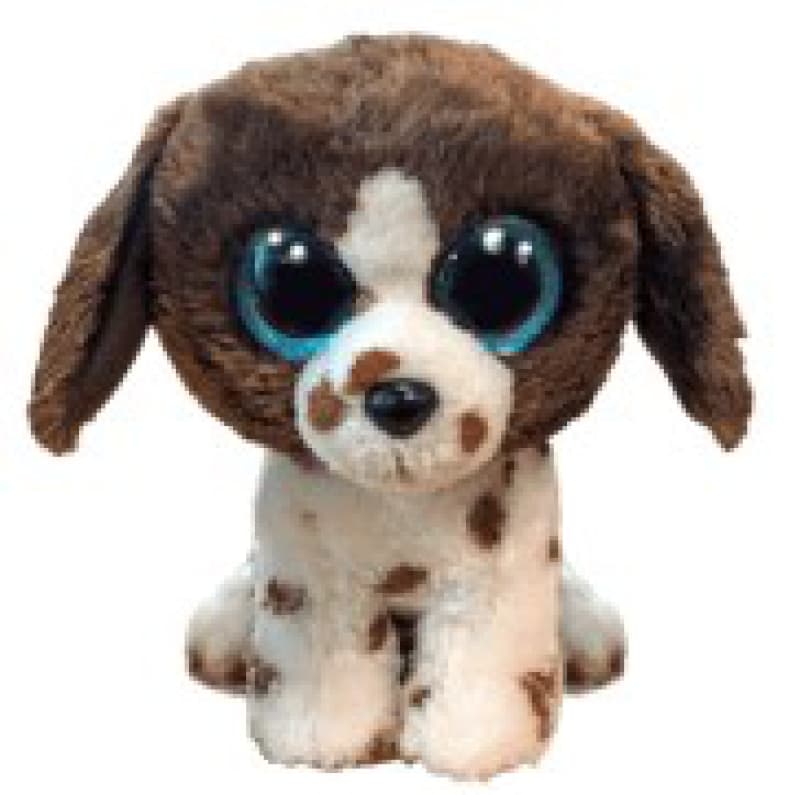 Boos M - Muddles le Chien, beanie boo's ty marron / blanc