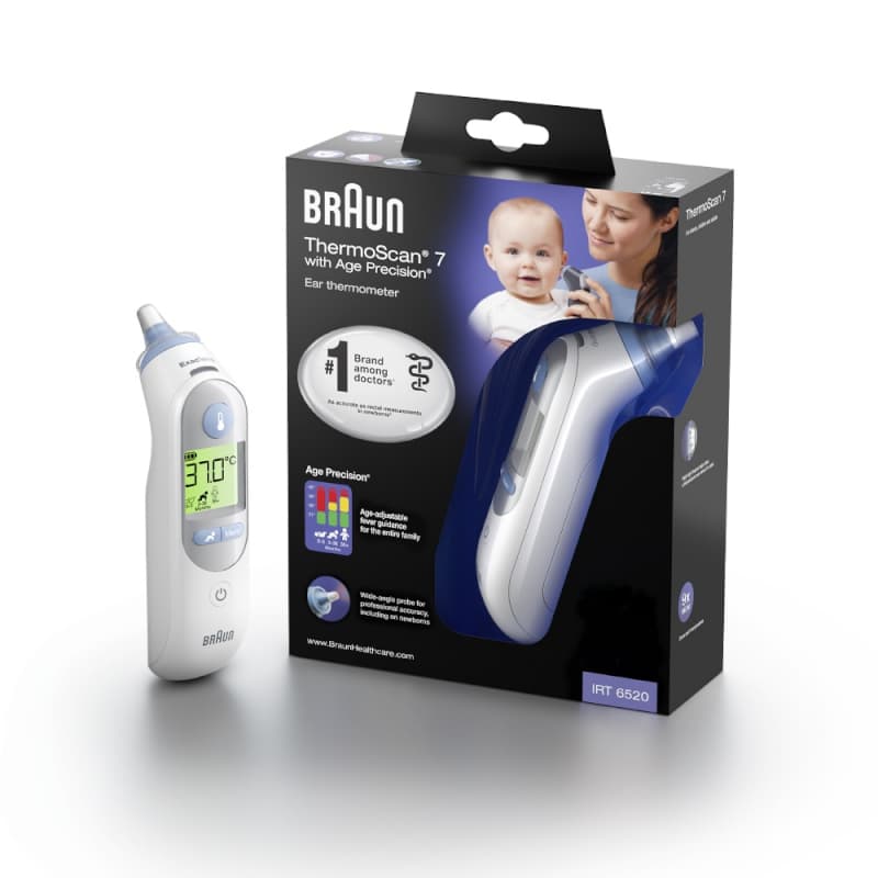 Thermoscan 7 Age Precision, toilette braun blanc 2020 — vue 3 sur 3
