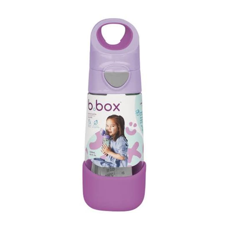 Gourde en Tritan avec Paille en Silicone - 450ml, sugar plum — vue 2 sur 2