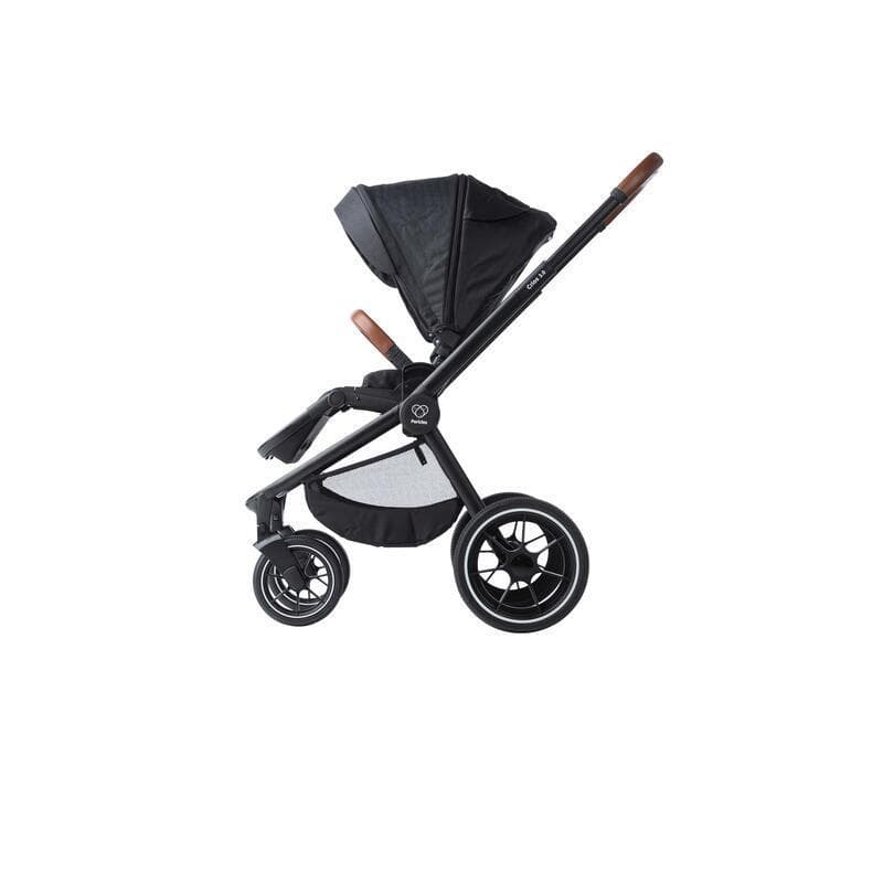 Crios 3.0 Fishbone Antra + Habillage de Pluie, poussette 4 roues pericles 95 x 57 x 106 — vue 3 sur 4