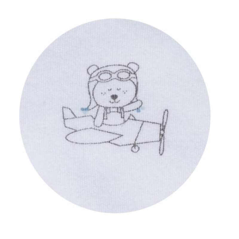 Bodies Blanc/bleu Lot de 2 New, lazare sauthon babywear 29 x 18 x 6 — vue 3 sur 3
