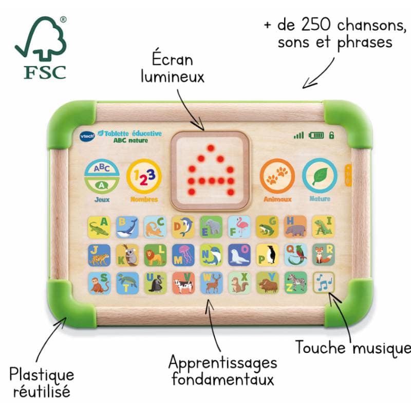 Tablette Educative Abc Nature, vtech — vue 2 sur 3