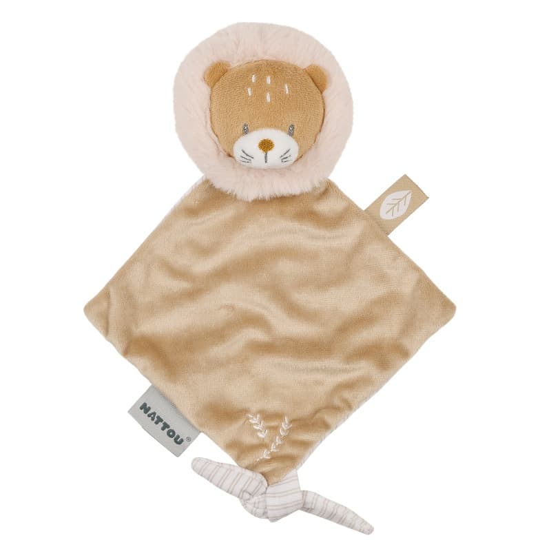 Mini-doudou Lion Ernest, ernest, flo & oli nattou 25/03 — vue 3 sur 3