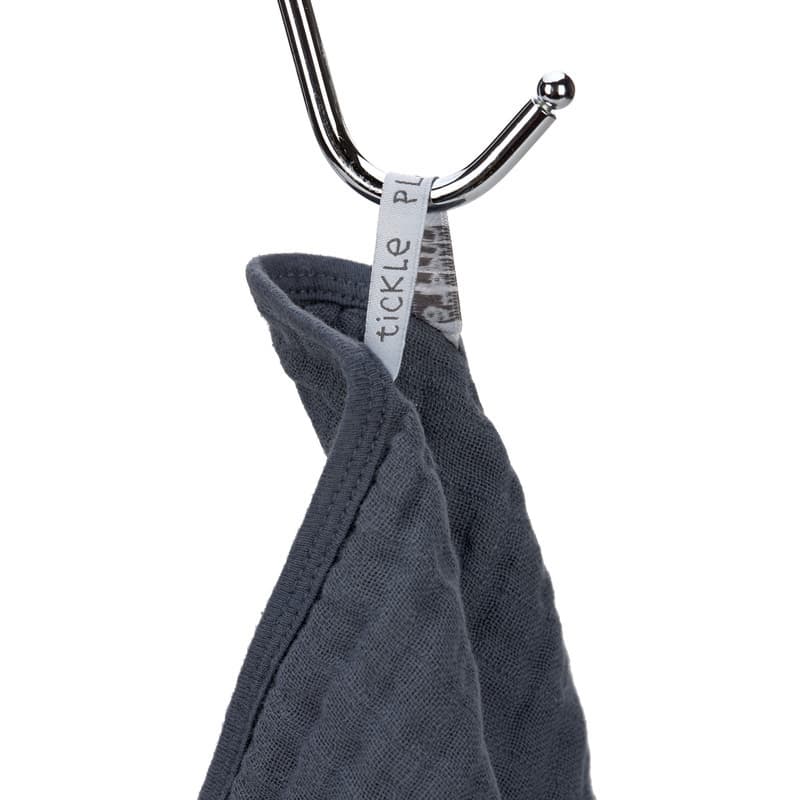 Lot de 3 Debarbouillettes en Mousseline Bleu Marine, lässig bleu — vue 1 sur 4