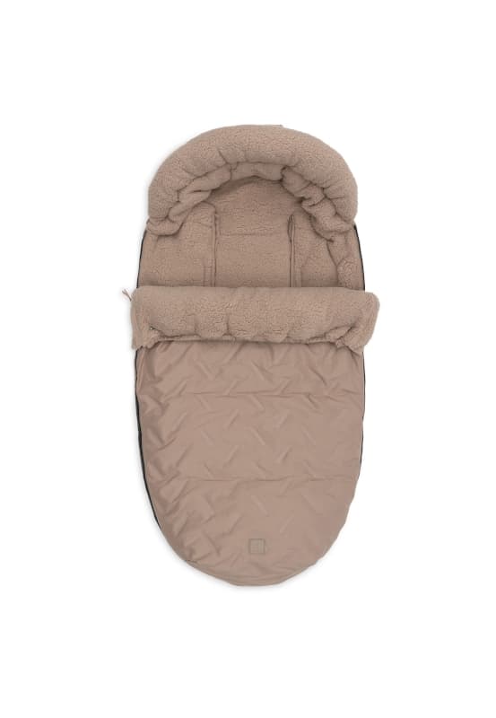 Chanceliere Poussette, milky coffee embossed jollein — vue 2 sur 5