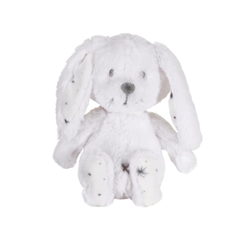 Peluche Musicale Martin Lapin, martin et ses copains blanc et gris dès la naissance