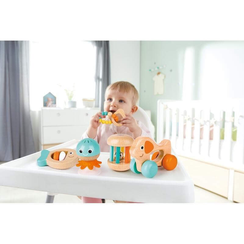Coffret Sensoriel 1er Age, jouet 1er âge hape bleu et corail x x e-2023 — vue 2 sur 3
