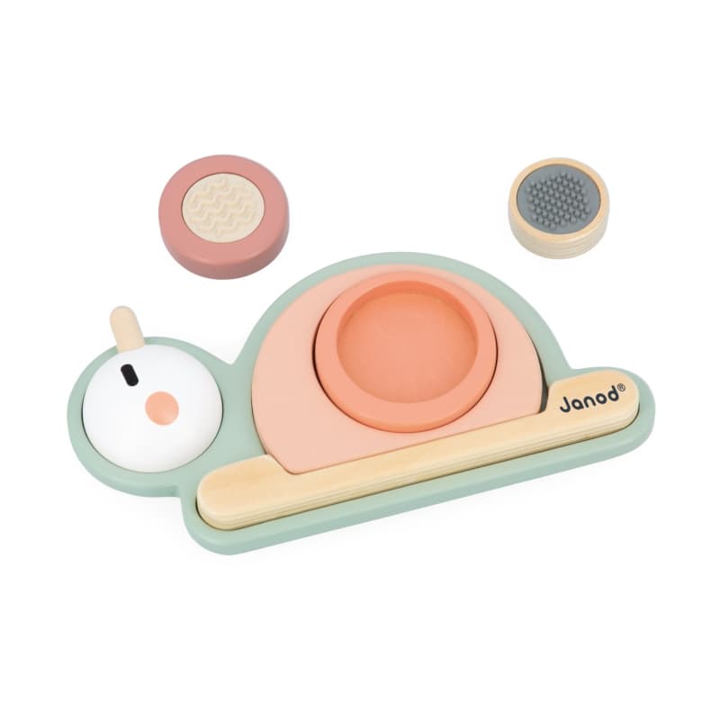 Empilable Sensoriel Escargot, janod collection 2024 — vue 3 sur 5