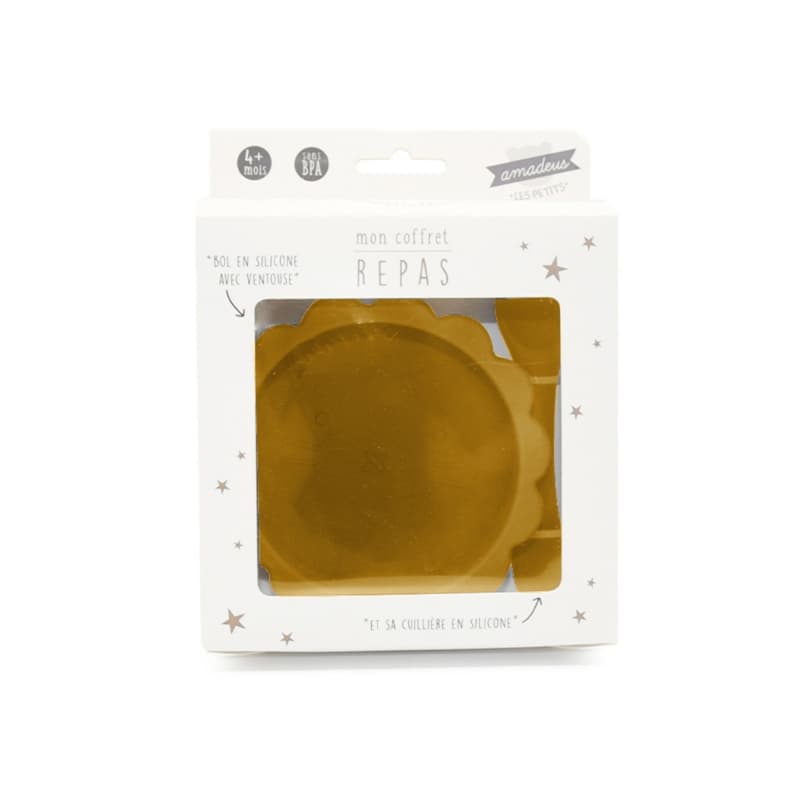 Cof Assiette Cuillere Jaune, 4j3-le voyage d'armand amadeus les petits l15xh15xp7 ah22 — vue 2 sur 3