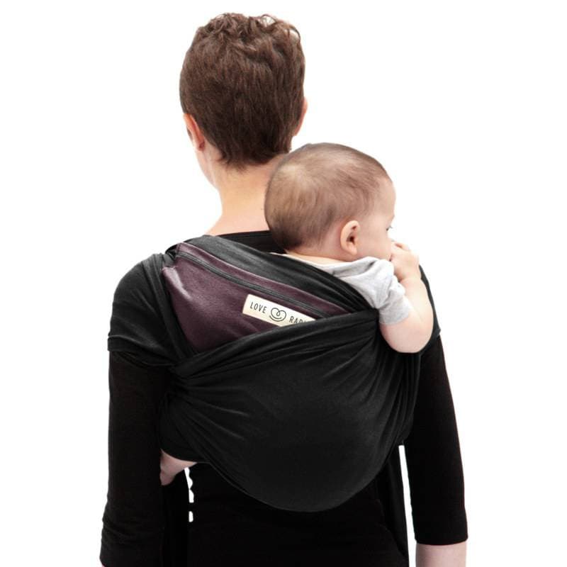 Echarpe l'Originale, portage love radius par jpmbb noire poche prune pe — vue 5 sur 5