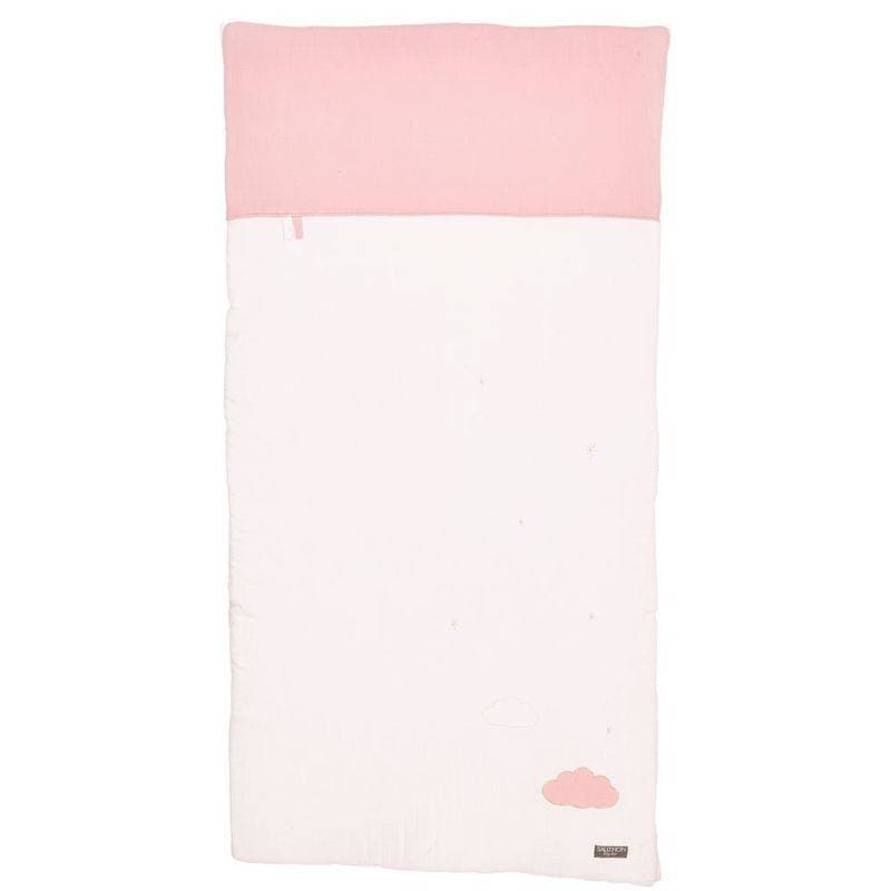 Edredon 120x60 Rose Lily Poudree, lily poudree sauthon baby deco rose poudre - rose — vue 1 sur 2