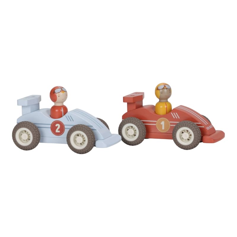 Voitures de Course en Bois Fsc, little dutch — vue 2 sur 6