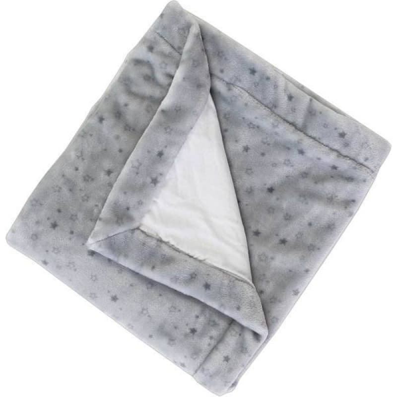 Couverture Double Face Indoor, indoor imprime etoiles grises domiva indoor etoiles grises 75x100 cm