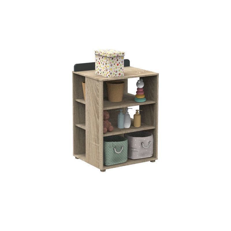 Lit Combine Evolutif 120x60 Gris Nova Gris Volcan Nova, nova meuble — vue 4 sur 5