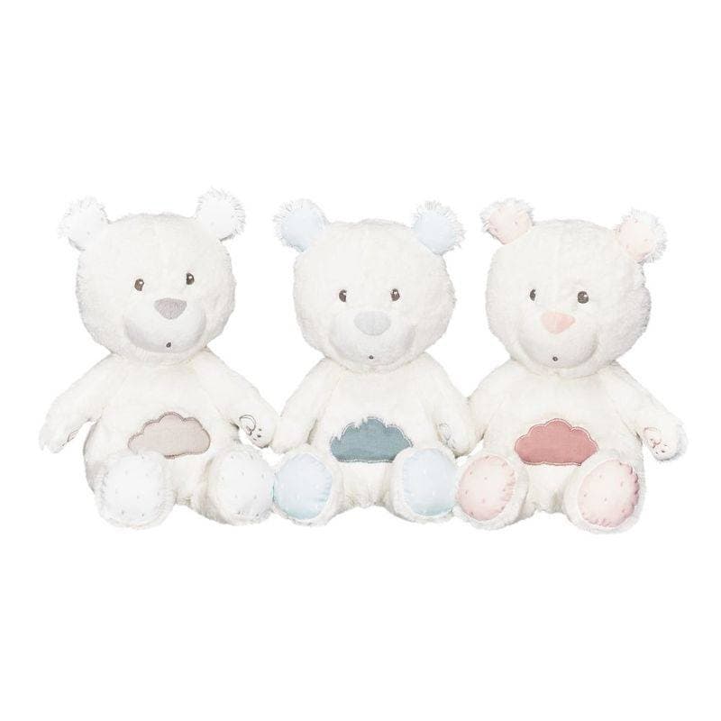 Doudou Gris Lily Grey, lily grey sauthon baby deco blanc - gris clair - a — vue 3 sur 3
