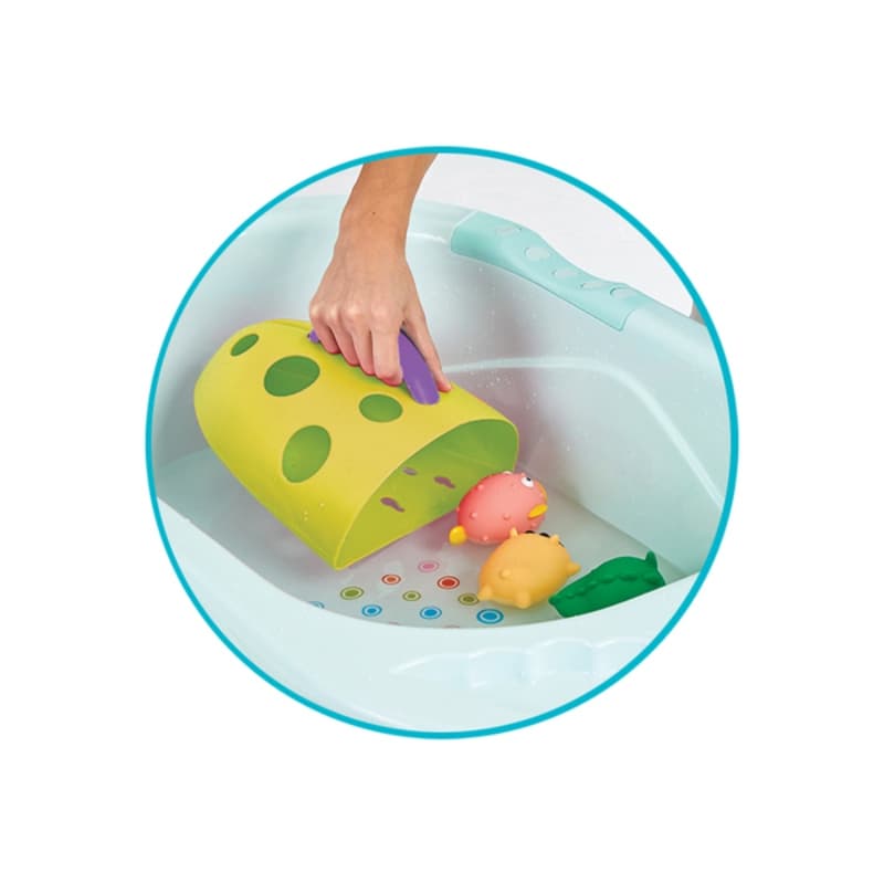 Range Jouets de Bain, hygiene vert