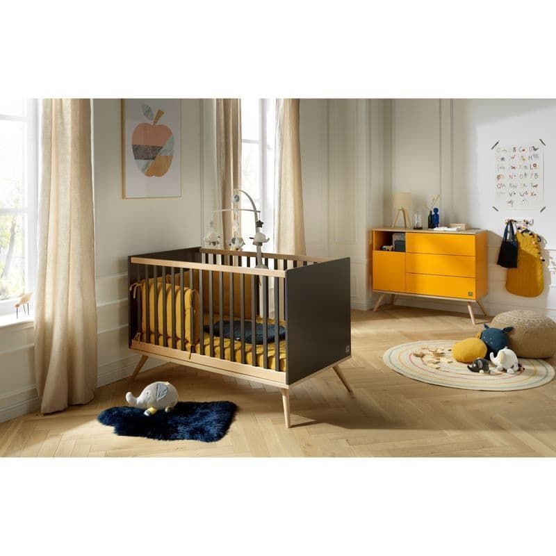 Commode Mimosa Boreale, boreale jaune mimosa sauthon original 115 x 95 x 50 — vue 2 sur 4