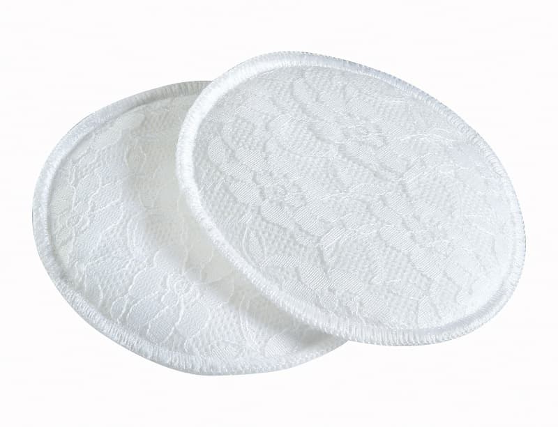6 Coussinets D Allaitement Lavables, blanc per