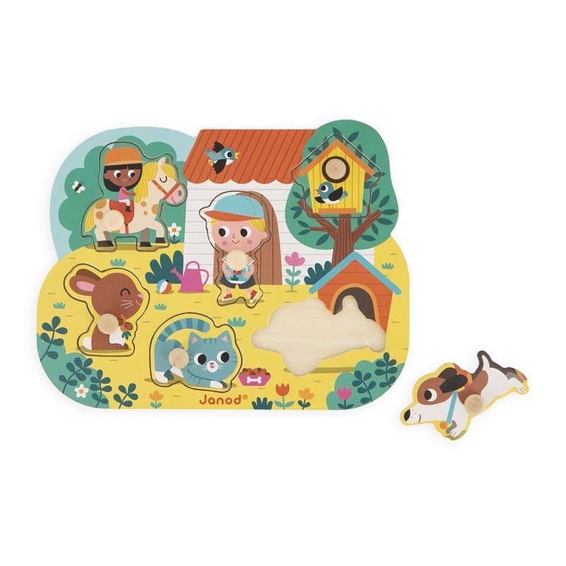 Puzzle Campagne, multicolore — vue 1 sur 2