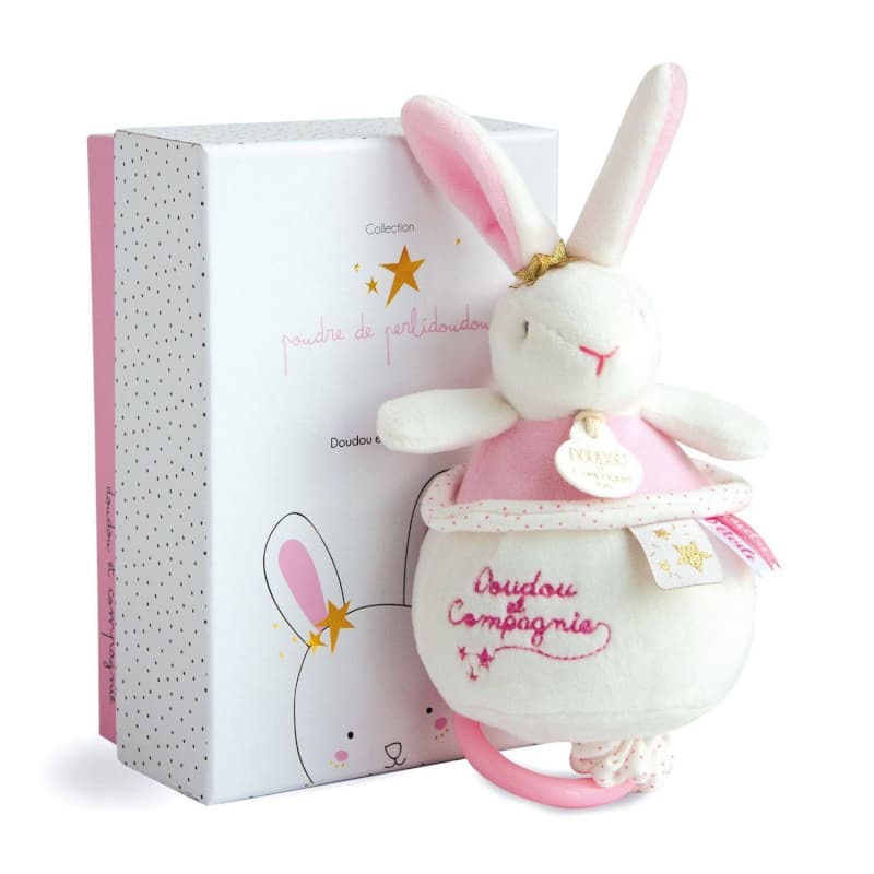 Lapin Fleurs - Boite a Musique, poudre de perlidoudou dc rose 14 2021 — vue 1 sur 2