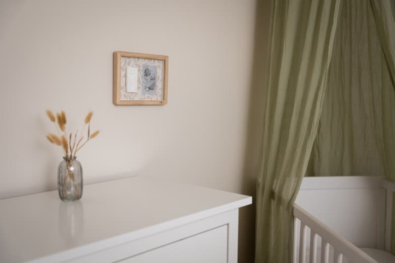 Cadre Classique - Ivy Grey, gris beige bois petit artichaut — vue 5 sur 5
