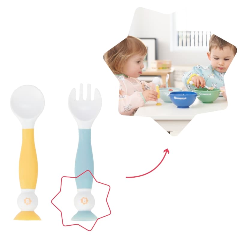 Couverts d'Apprentissages Flexibles, babymoov france multicolore — vue 4 sur 5