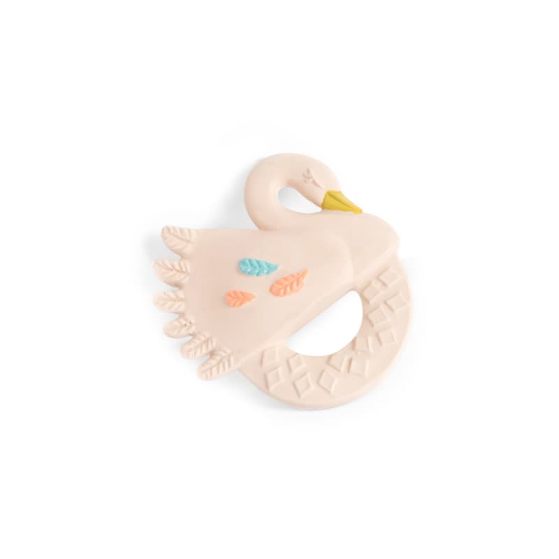Hochet Anneau de Dentition Caoutchouc Cygne la Petite Ecole de Danse (emb/3), moulin roty — vue 4 sur 5